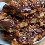 Peanut Butter Chocolate Banana Bark