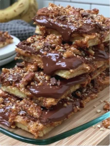 Peanut Butter Chocolate Banana Bark