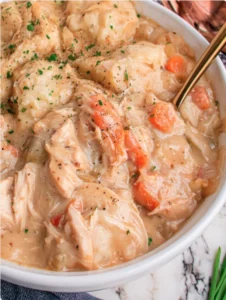 Slow Cooker Chicken and Dumplings