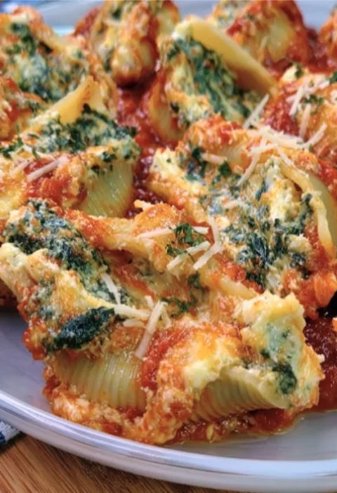 Spinach Ricotta Stuffed Shell