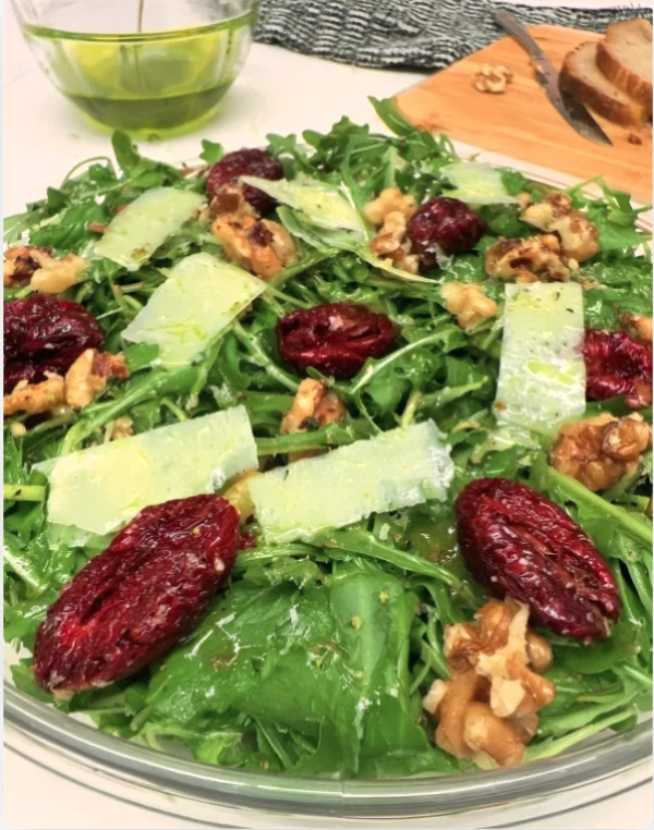 Arugula and Parmesan Salad with Walnuts