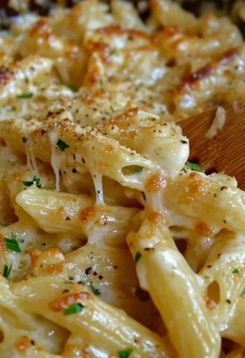 EASY Pot Garlic Parmesan Pasta