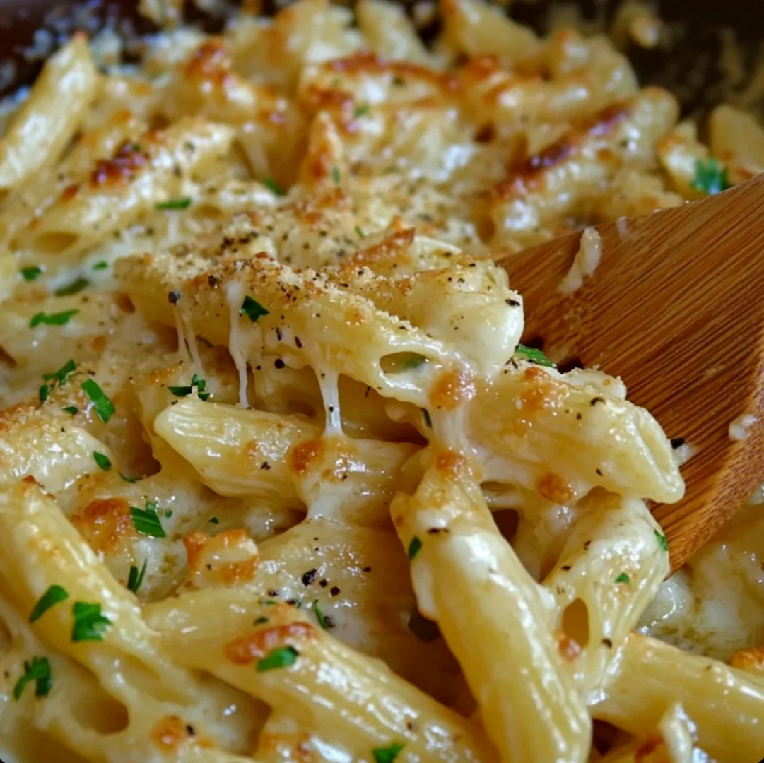EASY Pot Garlic Parmesan Pasta