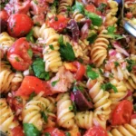 Roasted Vegetable Pasta with Parmesan