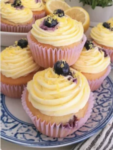 Lemon Blueberry Cupcakes