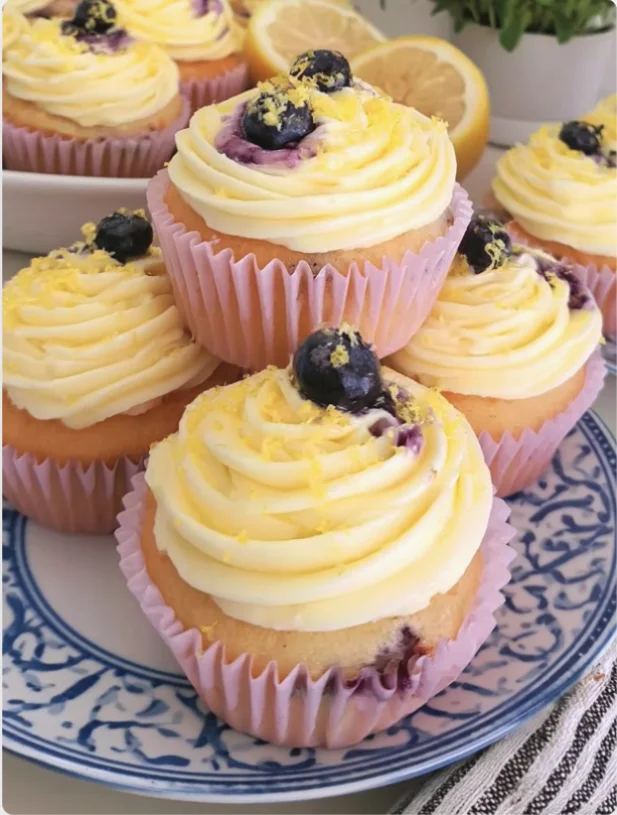 Lemon Blueberry Cupcakes