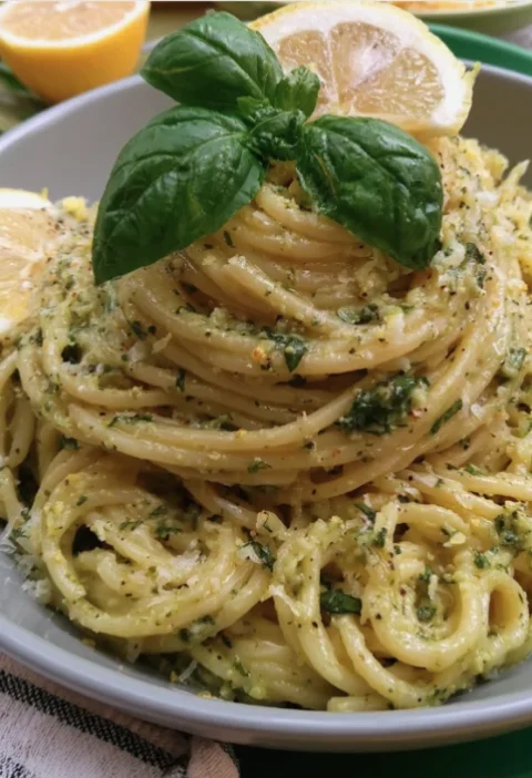 Lemon Pesto Pasta