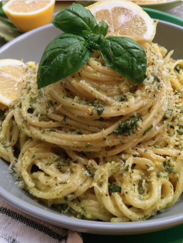 Lemon Pesto Pasta