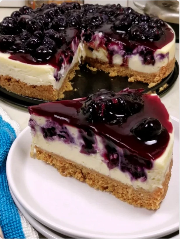 No-Bake Blueberry Cheesecake