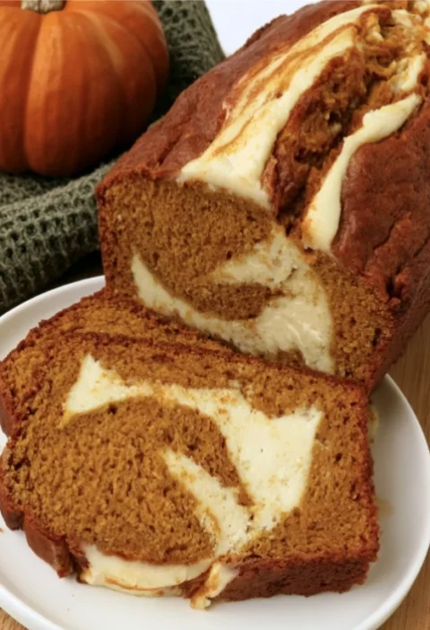 Pumpkin Cream Cheese Bread
