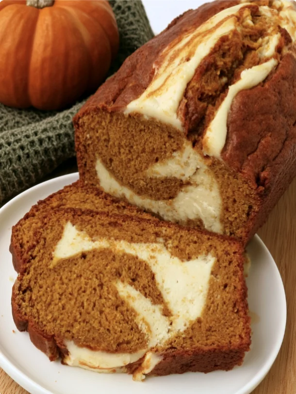 Pumpkin Cream Cheese Bread