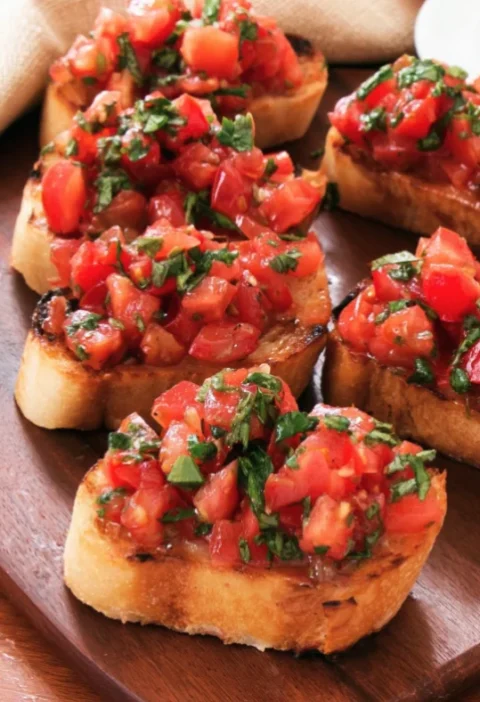 Tomato and Basil Bruschetta