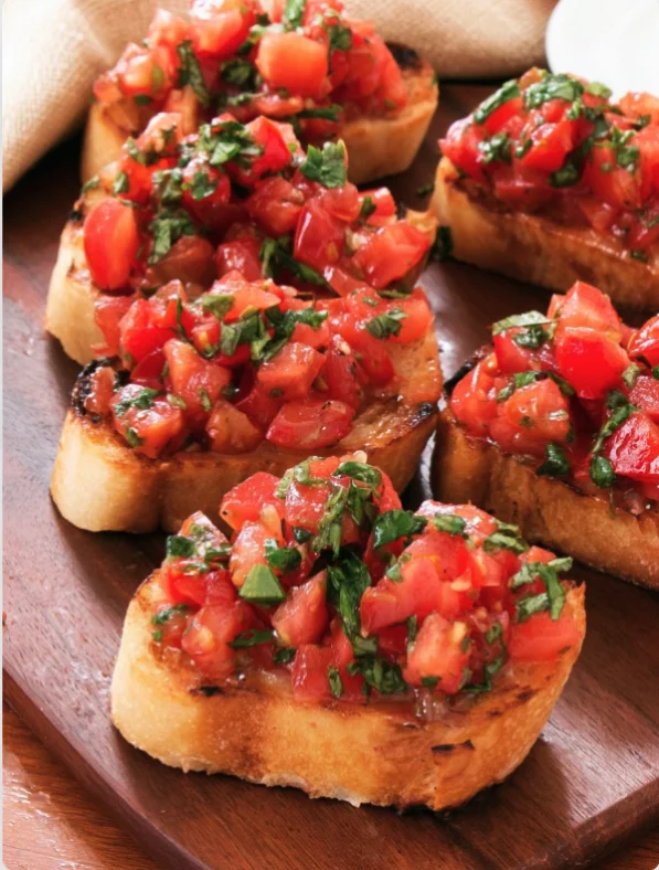 Tomato and Basil Bruschetta