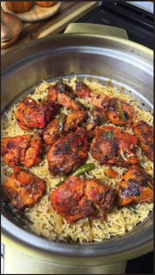 chicken tikka rice