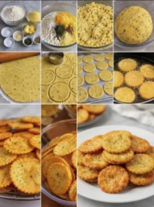 Crispy Savory Herb Crackers