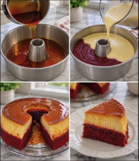 Red Velvet Chocoflan